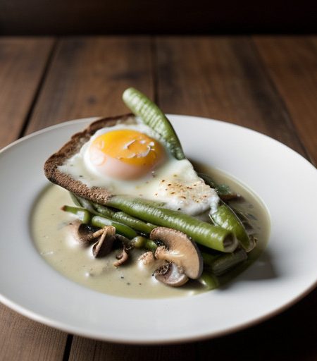 The Lark's Impossible Green Bean/Mushroom Sup recipe image