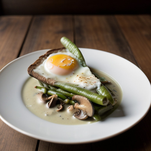 The Lark's Impossible Green Bean/Mushroom Sup recipe image