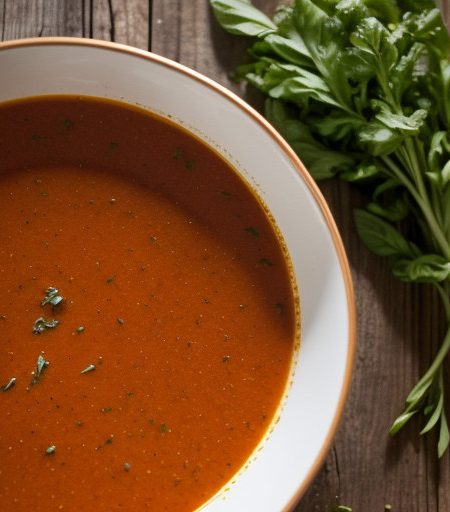 Thick & Hearty Tomato Herb Soup recipe image
