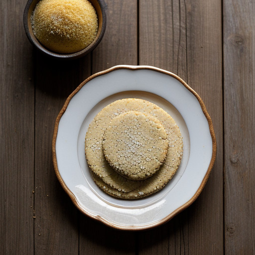 Thin Almond Saffron Cookies recipe image