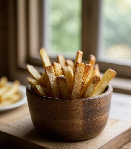 Thin & Crispy French Fries recipe image