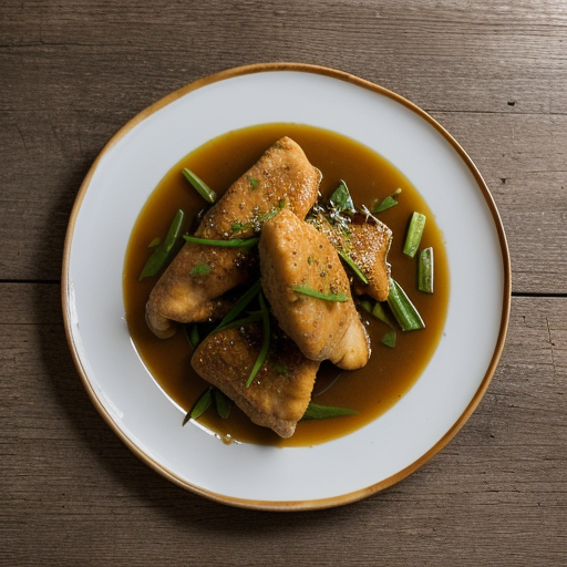 Thit Ga Xao Dam Gung Sa (Chicken With Lemon G recipe image