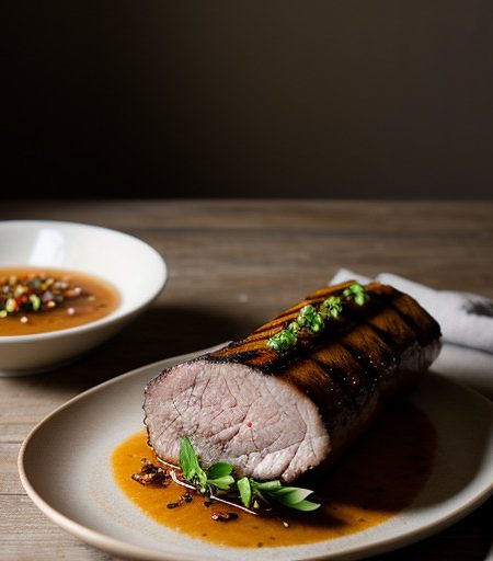 Thit Nuong Uop Ngu Vi Huong (Pork Tenderloin recipe image