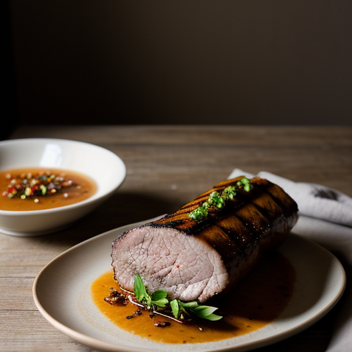 Thit Nuong Uop Ngu Vi Huong (Pork Tenderloin recipe image