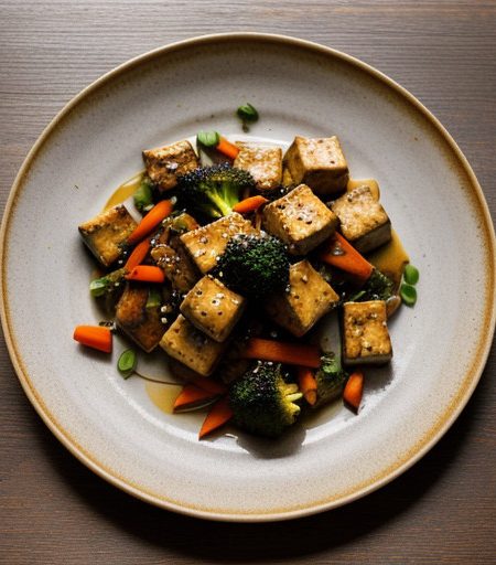 Thom Christopher's Wok-Sauteed Tofu & Veget recipe image