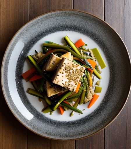 Thom Christopher's Wok-Sauteed Tofu and Vegetables recipe image