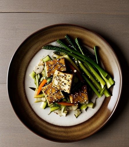 Thom Christopher's Wok-Sauteed Tofu and Vegetables recipe image