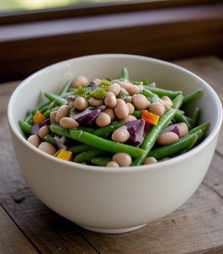 Three Bean Spam Salad recipe image