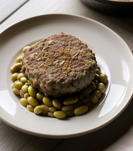 Three Bean Turkey Burger Bake recipe image