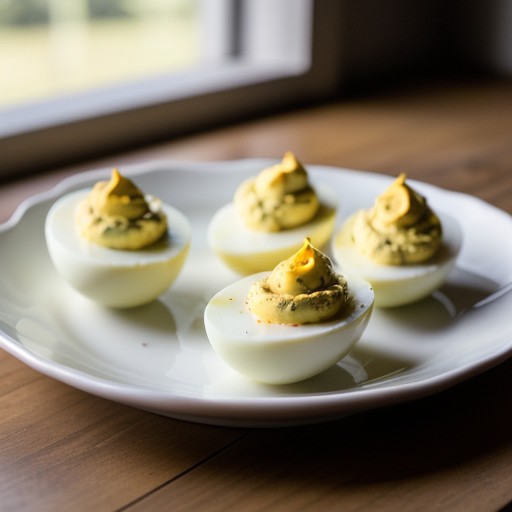 Three Cheese Deviled Eggs recipe image