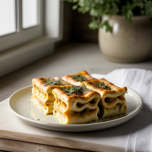 Three Cheese Lasagna Rolls recipe image