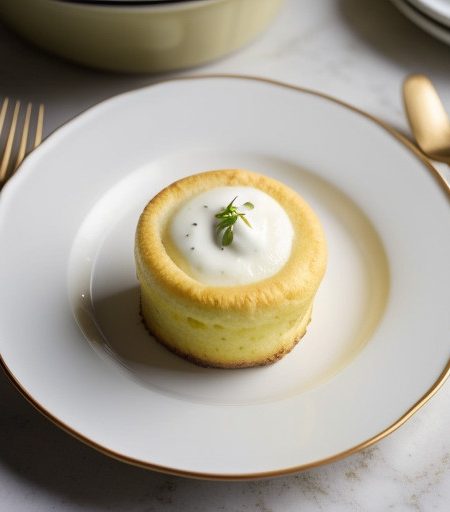 Three Cheese Potato Souffle recipe image