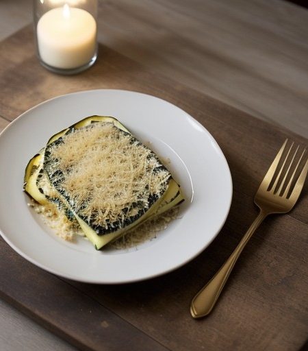 Three-Cheese Zucchini Parmigiana recipe image