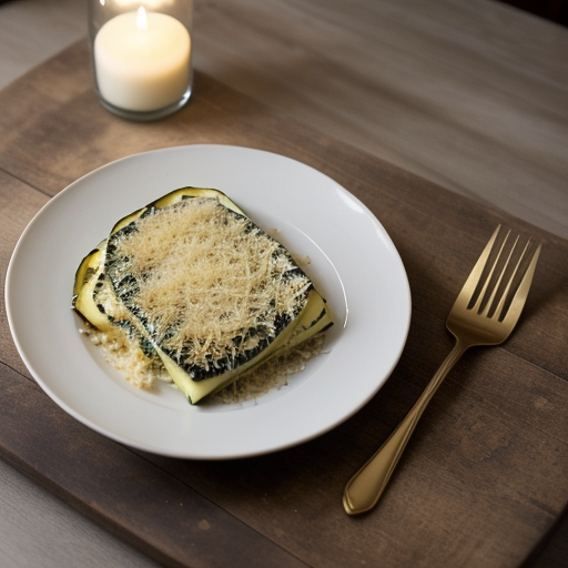 Three-Cheese Zucchini Parmigiana recipe image