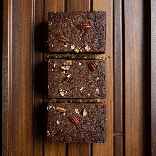 Three Chocolate Bark With Spiced Pecans and Dried Cherrie recipe image