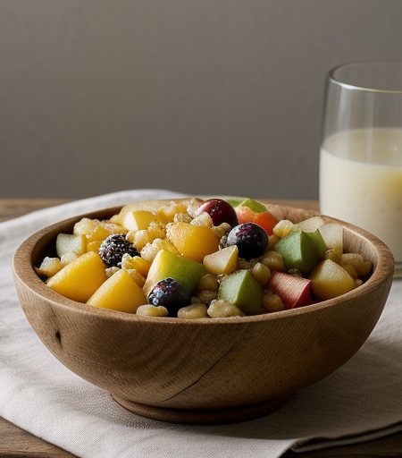 Three-Grain Fruit Salad - Country Living recipe image
