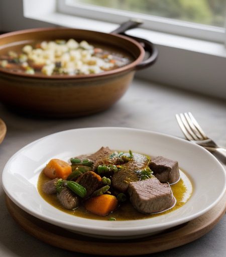 Three Meat Stew With Vegetables (Pichelsteine recipe image
