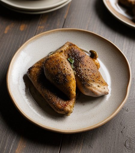 Three-Pepper Baked Chicken recipe image