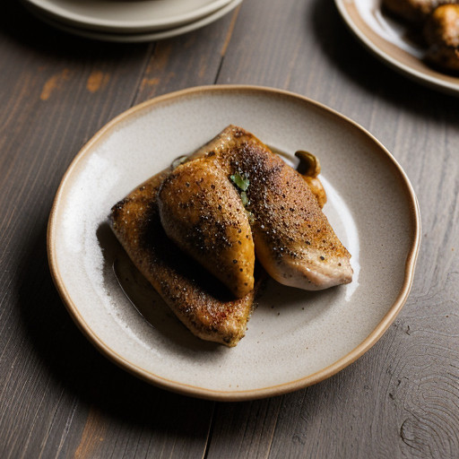 Three-Pepper Baked Chicken recipe image