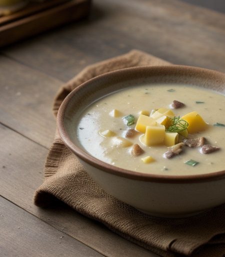 Three Way Potato Soup recipe image