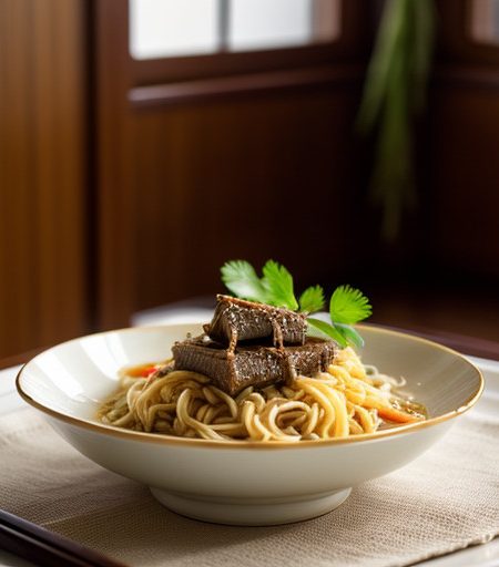 Tips Over Rice/Noodles recipe image