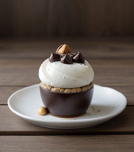 Toasted Hazelnut Frozen Yogurt recipe image