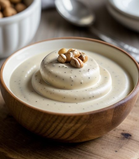 Toasted Hazelnut & Parmesan Cream Sauce recipe image