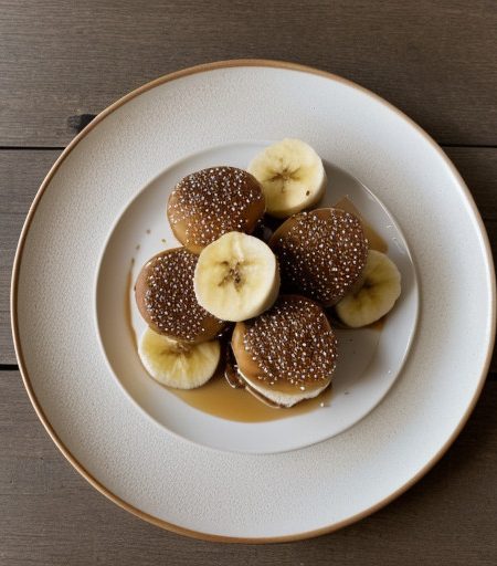 Toffee Apples/Bananas With Sesame B1 recipe image