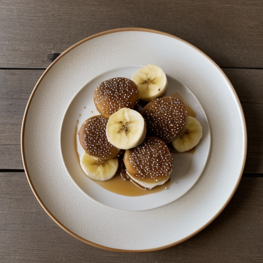 Toffee Apples/Bananas With Sesame B1 recipe image