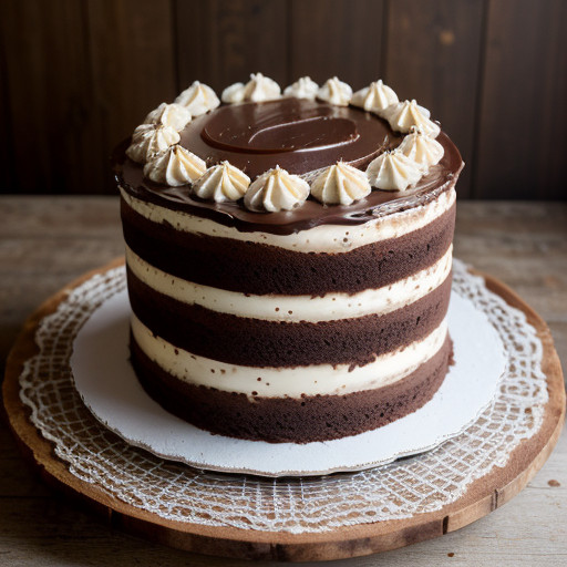 Toffee Ice-Cream Layer Cake recipe image