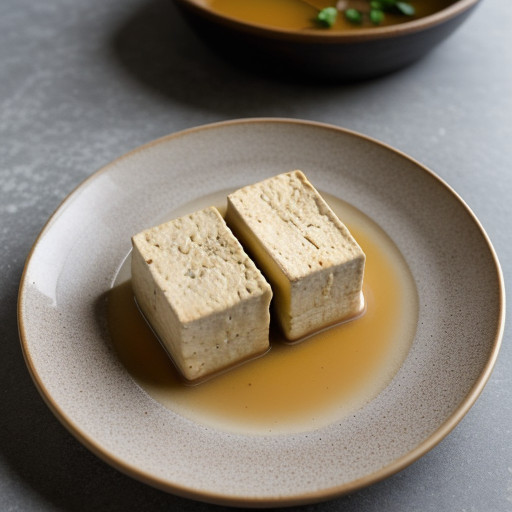 Tofu Au Gingembre recipe image