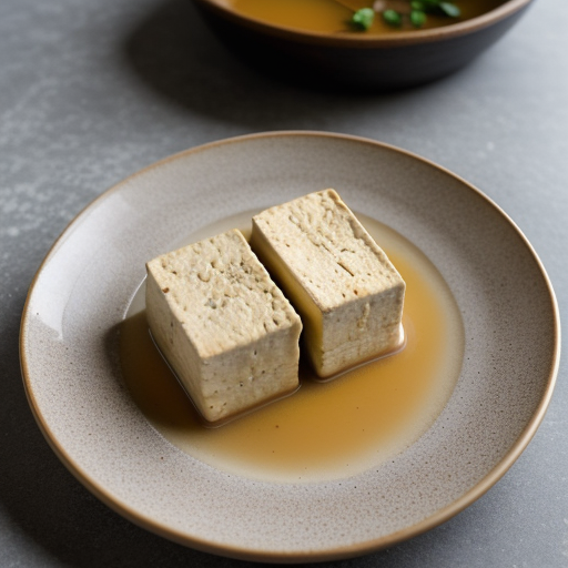Tofu Au Gingembre recipe image