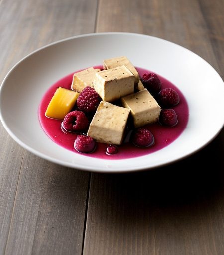 Tofu-Fruit Pudding recipe image