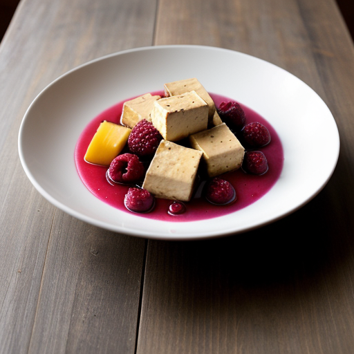 Tofu-Fruit Pudding recipe image