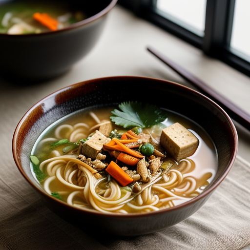 Tofu Noodle Soup recipe image
