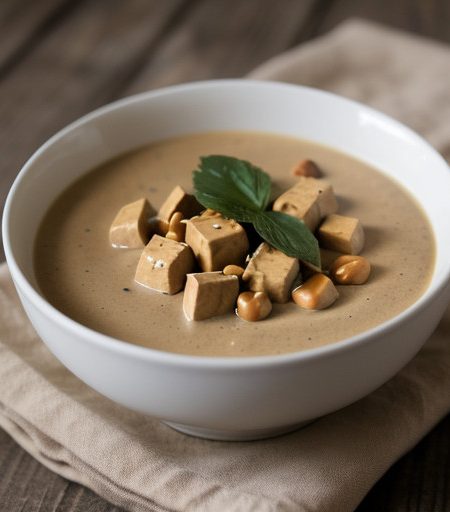 Tofu & Peanut Sauce recipe image