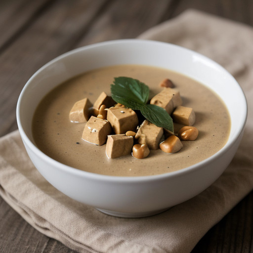 Tofu & Peanut Sauce recipe image