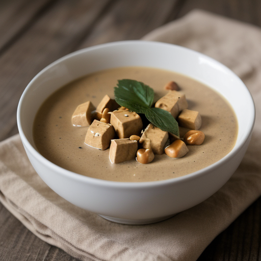 Tofu & Peanut Sauce recipe image