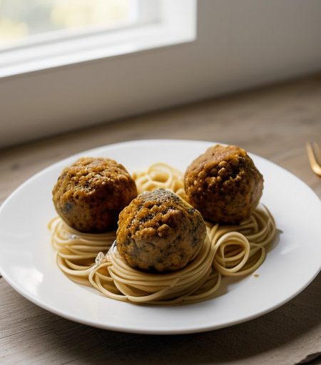 Tofu Spaghetti Balls recipe image