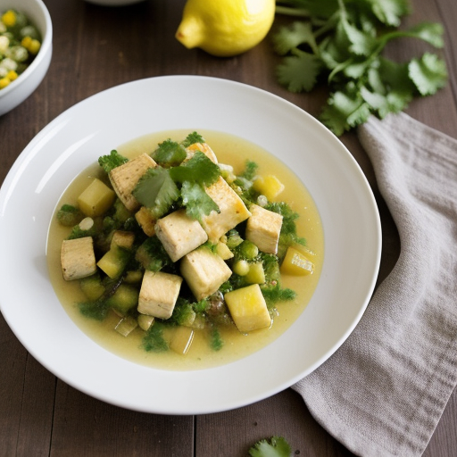 Tofu Steaks With Pineapple Salsa recipe image