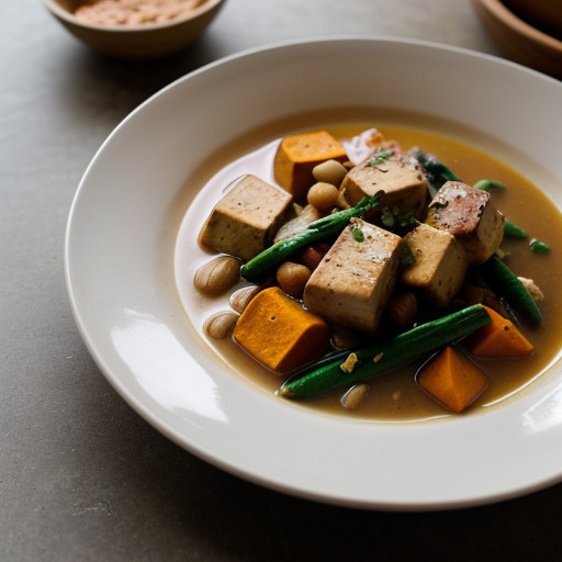 Tofu Stew With Sweet Potatoes recipe image