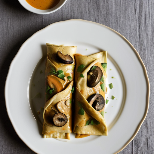 Tofu Vegetable Crepes recipe image