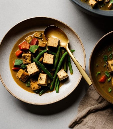 Tofu & Vegetable Curry - Gh_9405 recipe image