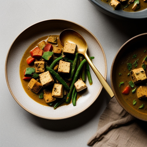 Tofu & Vegetable Curry - Gh_9405 recipe image