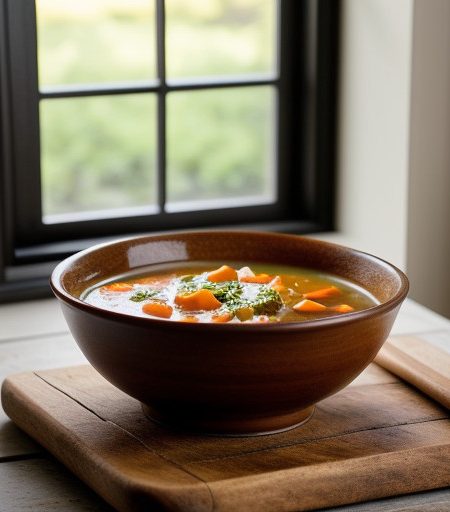 Tofu Vegetable Soup - Vegetarian Cooking For recipe image