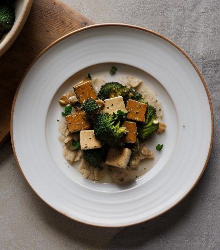 Tofu With Garlic & Broccoli recipe image