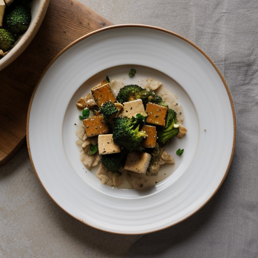 Tofu With Garlic & Broccoli recipe image