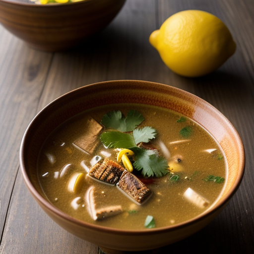 Tom Yam Goong (Thai Hot & Sour Soup recipe image