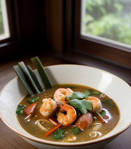 Tom Yum Goong - Thai Shrimp Soup recipe image