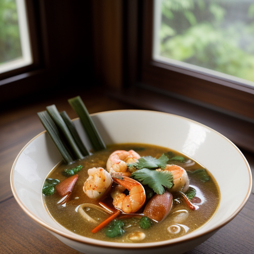 Tom Yum Goong - Thai Shrimp Soup recipe image